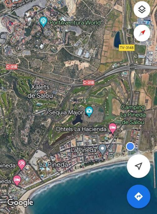 Piso Delante De La Playa Con 2 Appartement La Pineda